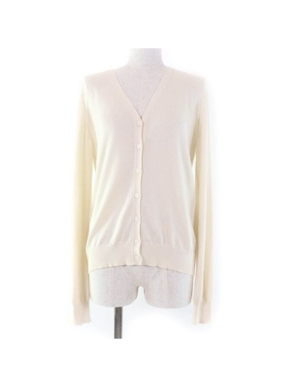 Loewe S359 Y16 K24 100% Cashmere Long Sleeve Knit Cardigan With Logo Hardware